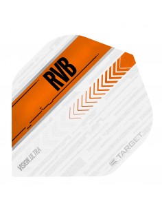 RVB Vision Ultra Flights Standard white orange n.2