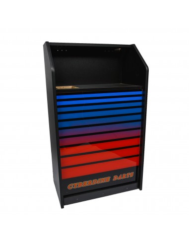 Pedistallo legno Cyberdine 4 slim nero