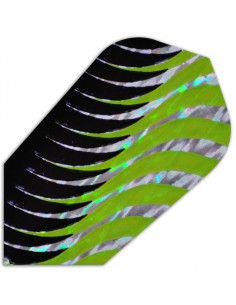 Holographic Slim black green