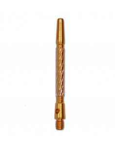 Aluminium Shaft elaborated long gold